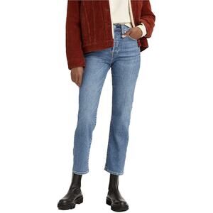 NWT Levis Women’s Blue Wedgie Straight Jeans Size 27